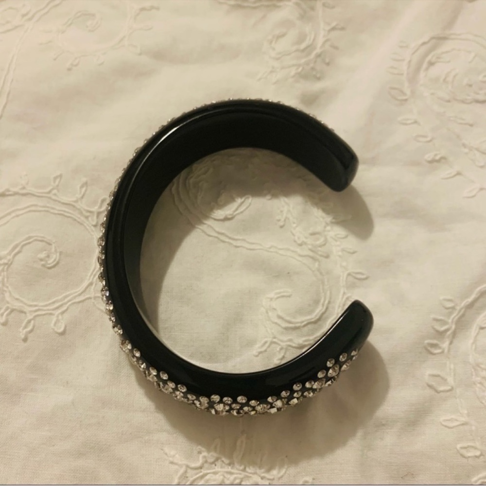 Nordstrom | Bracelet | Resin/Acrylic Cuff with Austrian Crystals - Picture 7 of 13